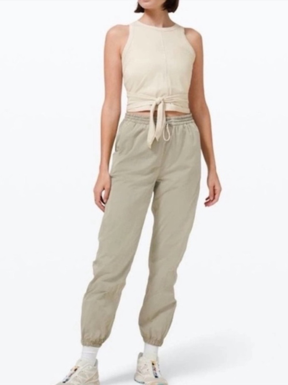 Lululemon Evergreen Drawstring Track Pant Tan/Light Khaki